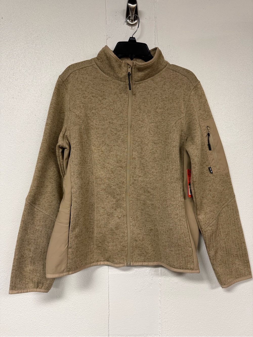 Bass Women's Tan Utility Zip Jacket